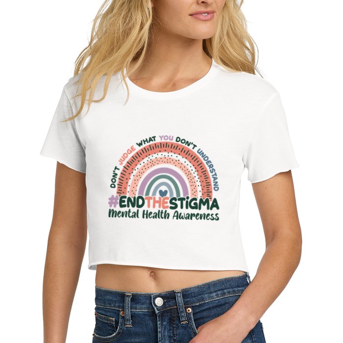 Don't Judge What You Don't Understand #End The Stigma Crop Top