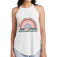 Don't Judge What You Don't Understand #End The Stigma Women's Perfect Tri Rocker Tank