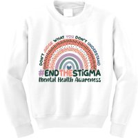 Don't Judge What You Don't Understand #End The Stigma Kids Sweatshirt