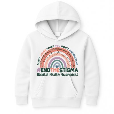 Don't Judge What You Don't Understand #End The Stigma Kids Hoodie