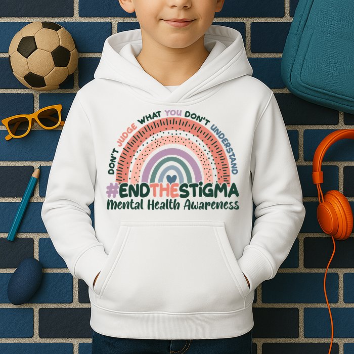 Don't Judge What You Don't Understand #End The Stigma Kids Hoodie