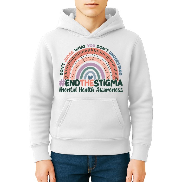 Don't Judge What You Don't Understand #End The Stigma Kids Hoodie