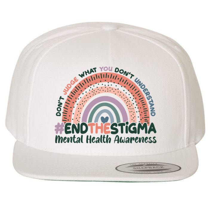 Don't Judge What You Don't Understand #End The Stigma Wool Snapback Cap