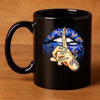 Don't Judge What You Don't Understand Autism Awareness Lips 11oz C Handle Ceramic Mug