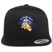 Don't Judge What You Don't Understand Autism Awareness Lips Flatbill Hat