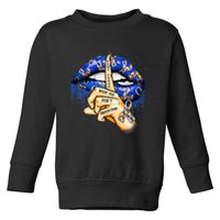 Don't Judge What You Don't Understand Autism Awareness Lips Toddler Sweatshirt
