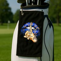 Don't Judge What You Don't Understand Autism Awareness Lips Golf Towel