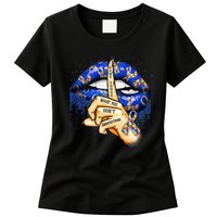 Don't Judge What You Don't Understand Autism Awareness Lips Womens T-Shirt