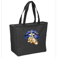 Don't Judge What You Don't Understand Autism Awareness Lips Zip Tote Bag