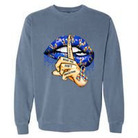 Don't Judge What You Don't Understand Autism Awareness Lips Garment-Dyed Sweatshirt
