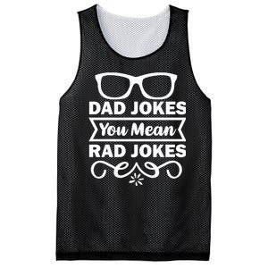 Dad Jokes You Mean Rad Jokes Mesh Reversible Basketball Jersey Tank