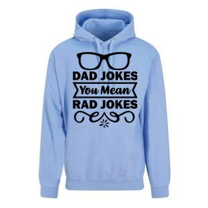 Dad Jokes You Mean Rad Jokes Unisex Surf Hoodie