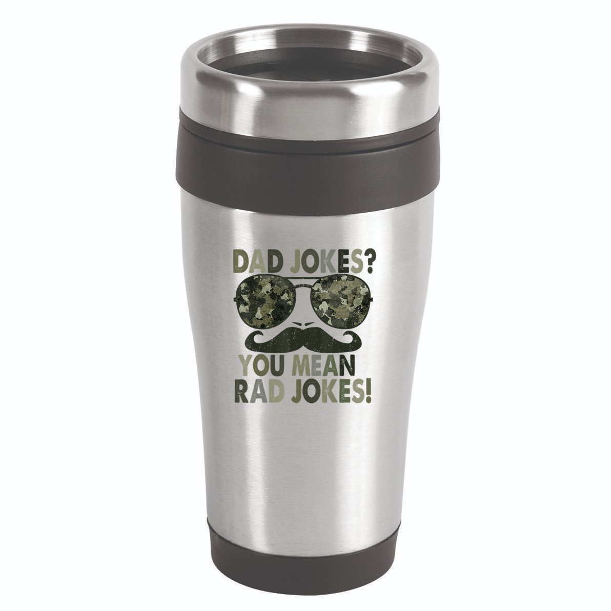Dad Jokes You Mean Rad Jokes Fathers Day Vintage 16oz Travel Tumbler
