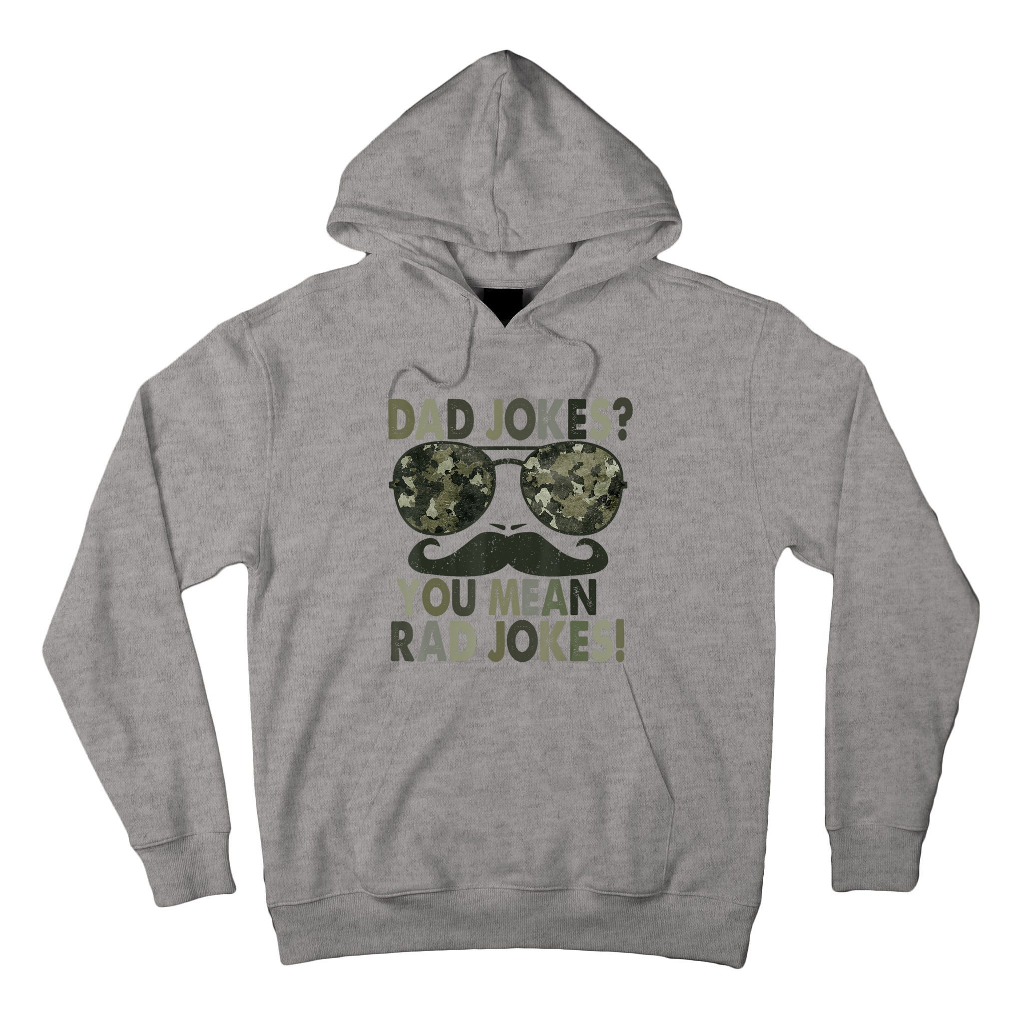Dad Jokes You Mean Rad Jokes Fathers Day Vintage Tall Hoodie