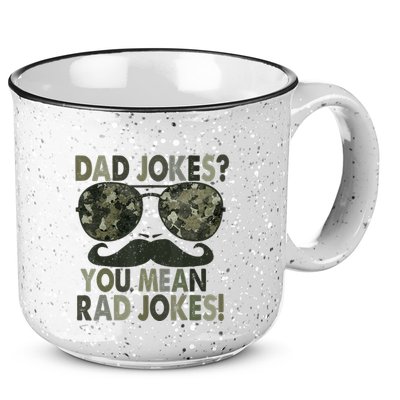 Dad Jokes You Mean Rad Jokes Fathers Day Vintage 15oz Campfire Ceramic Mug