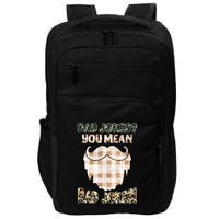 Dad Jokes You Mean Rad Joker Camo Father's Day Gift For Dad Impact Tech Backpack