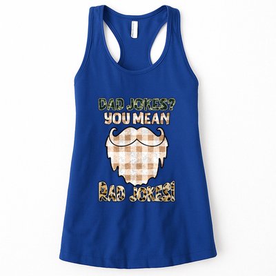 Dad Jokes You Mean Rad Joker Camo Father's Day Gift For Dad Womens Tank Top