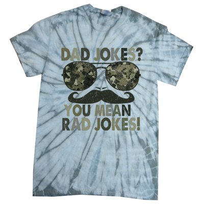 Dad Jokes You Mean Rad Jokes Funny Father day Vintage Tie-Dye T-Shirt