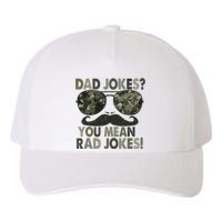 Dad Jokes You Mean Rad Jokes Funny Father day Vintage Yupoong Adult 5-Panel Trucker Hat