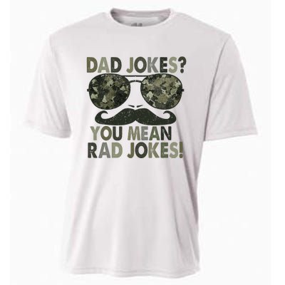 Dad Jokes You Mean Rad Jokes Funny Father day Vintage Cooling Performance Crew T-Shirt