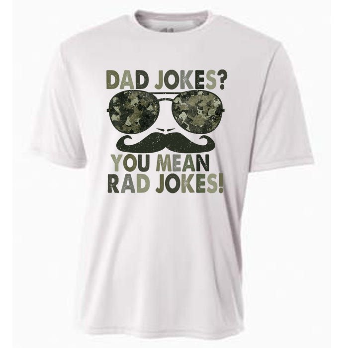 Dad Jokes You Mean Rad Jokes Funny Father Day Cooling Performance Crew T-Shirt