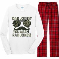 Dad Jokes You Mean Rad Jokes Funny Father Day Long Sleeve Pajama Set