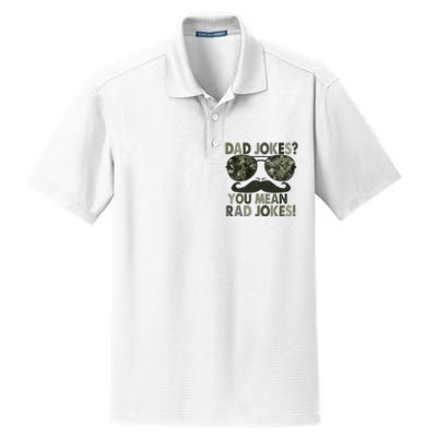 Dad Jokes You Mean Rad Jokes Funny Father Day Dry Zone Grid Polo