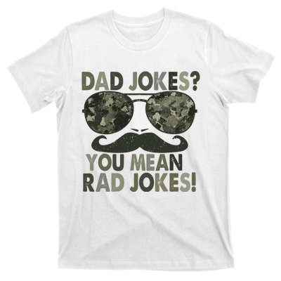 Dad Jokes You Mean Rad Jokes Funny Father Day Vintage T-Shirt