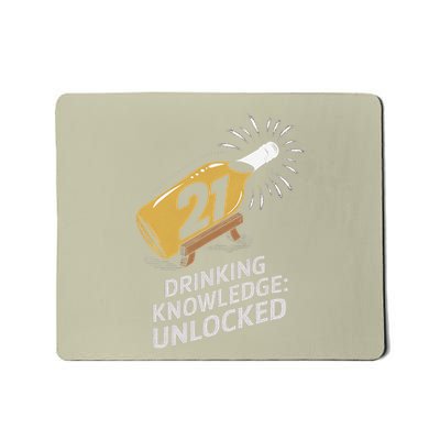 Drinking Knowledge 21 Unlocked Cheers Mousepad