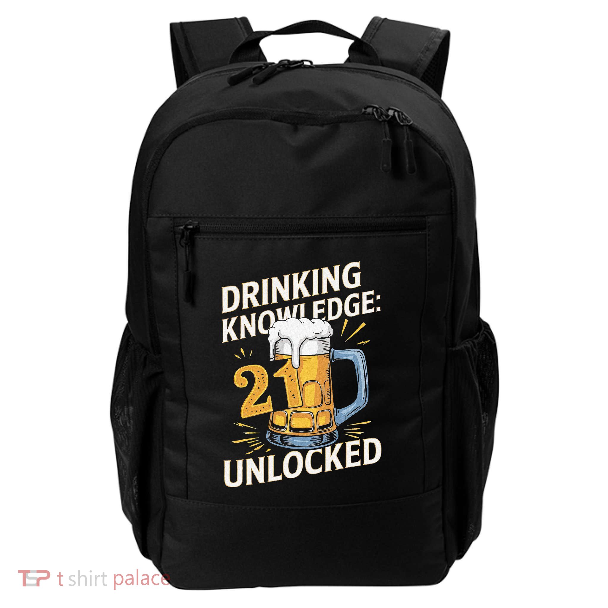 Drinking Knowledge 21 Unlocked Cheers Daily Commute Backpack