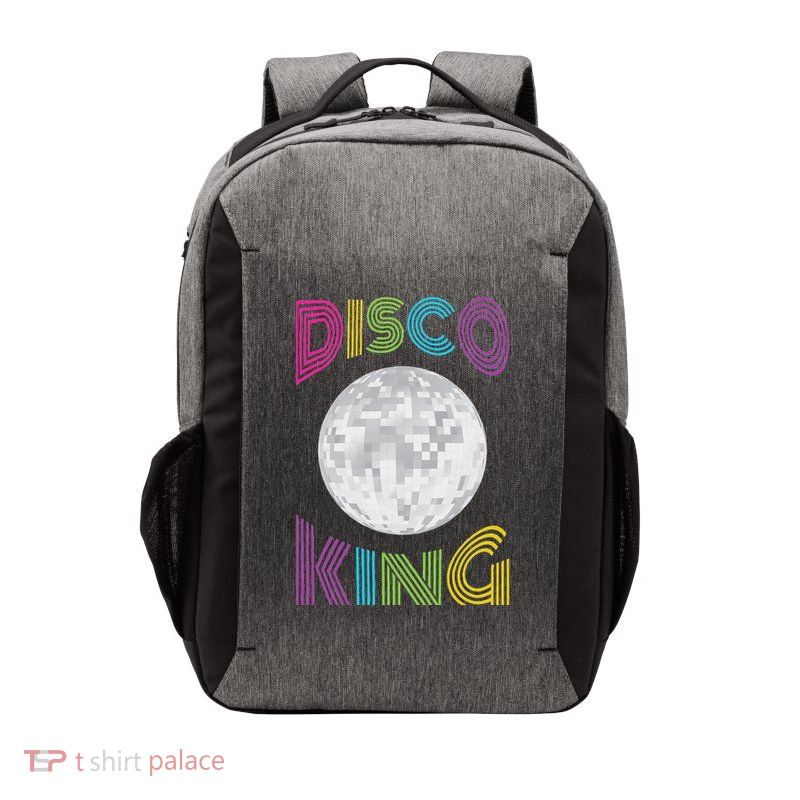 Disco King 70's Seventies Costume Vector Backpack