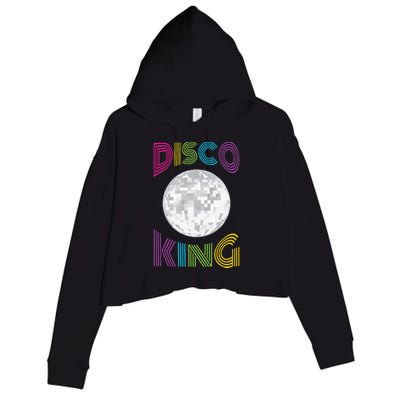 Disco King 70s Seventies Costume Crop Fleece Hoodie