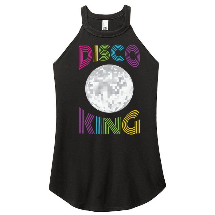 Disco King 70s Seventies Costume Women’s Perfect Tri Rocker Tank