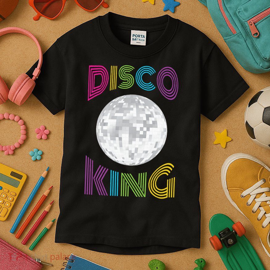 Disco King 70s Seventies Costume Kids T-Shirt