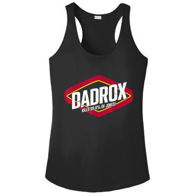 Dadrox Kills 99.9 Percent Of Jokes Ladies PosiCharge Competitor Racerback Tank