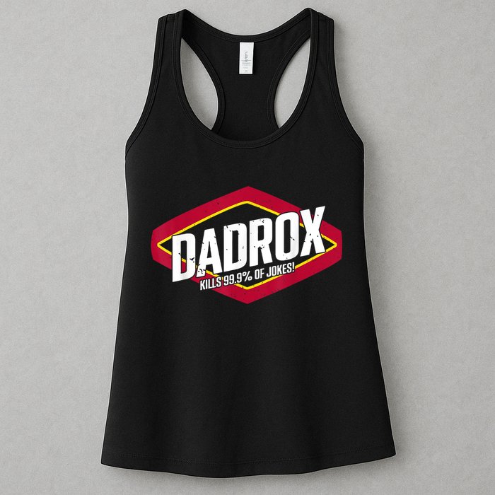 Dadrox Kills 99.9 Percent Of Jokes Womens Tank Top