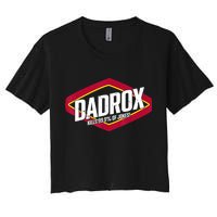 Dadrox Kills 99.9 Percent Of Jokes Women's Crop Top Tee