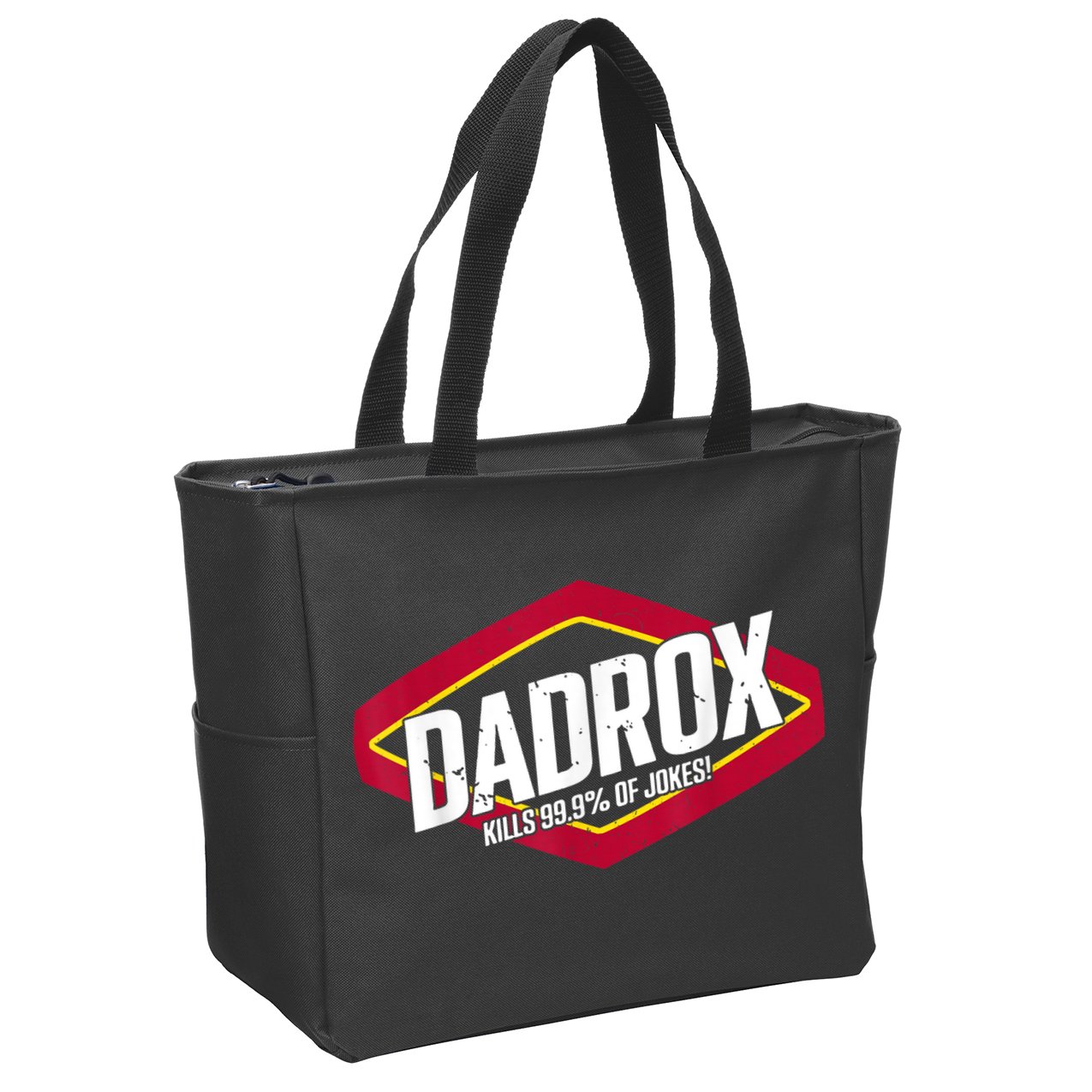 Dadrox Kills 99.9 Percent Of Jokes Zip Tote Bag