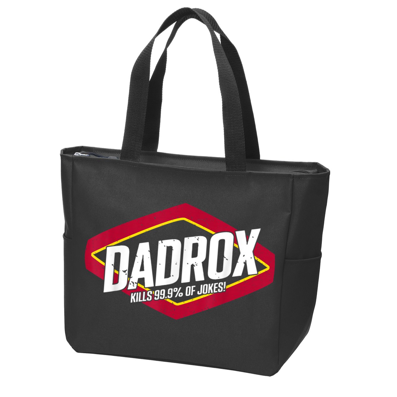 Dadrox Kills 99.9 Percent Of Jokes Zip Tote Bag