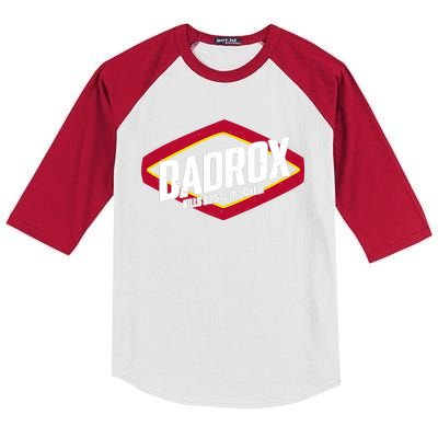 Dadrox Kills 99.9 Percent Of Jokes Kids Colorblock Raglan Jersey