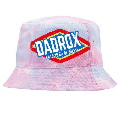 Dadrox Kills 99.9 Percent Of Jokes Funny Fathers Day Gift Tie-Dyed Bucket Hat