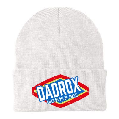 Dadrox Kills 99.9 Percent Of Jokes Funny Fathers Day Gift Knit Cap Winter Beanie