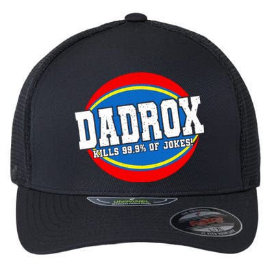 Dadrox Kills 99.9 Percent Of Jokes Funny Fathers Day Gift Flexfit Unipanel Trucker Cap