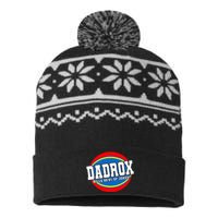 Dadrox Kills 99.9 Percent Of Jokes Funny Fathers Day Gift USA-Made Snowflake Beanie