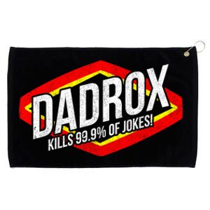 Dadrox Kills 99.9 Percent Of Jokes Funny Fathers Day Gift Grommeted Golf Towel