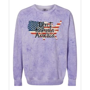 DonT Kamala America Colorblast Crewneck Sweatshirt