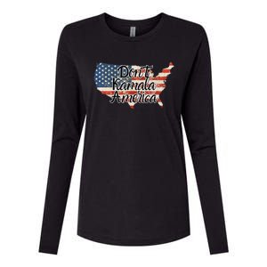 DonT Kamala America Womens Cotton Relaxed Long Sleeve T-Shirt