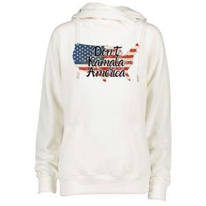 DonT Kamala America Womens Funnel Neck Pullover Hood