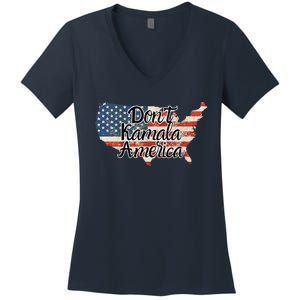 DonT Kamala America Women's V-Neck T-Shirt