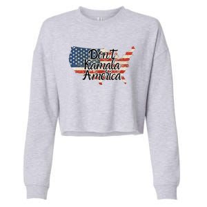 DonT Kamala America Cropped Pullover Crew